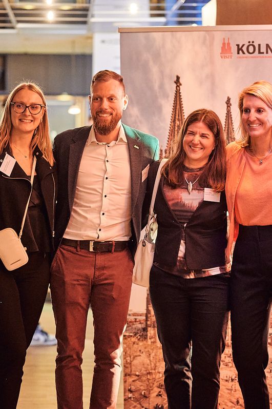 Gruppenfoto beim Networking Event