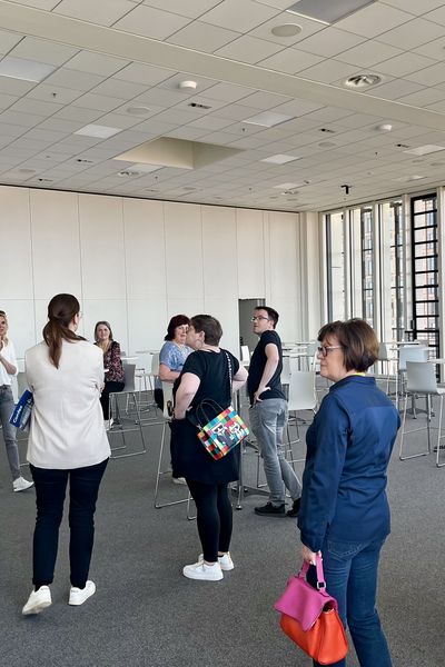 Gruppenführung im Confex