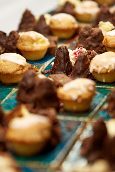 Nachtisch auf dem Buffet