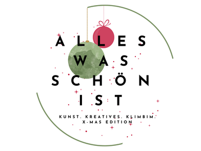 Plakat "Alles was schön ist" - Kunst und Kreativmarkt