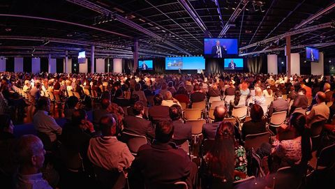 Vortrag auf dem Pathologenkongress mit vollem Kongresssaal