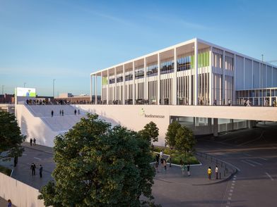 Außenansicht des Konferenzzentrums Confex