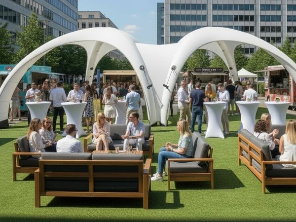 Menschen auf einem Outdoor Sommerfest