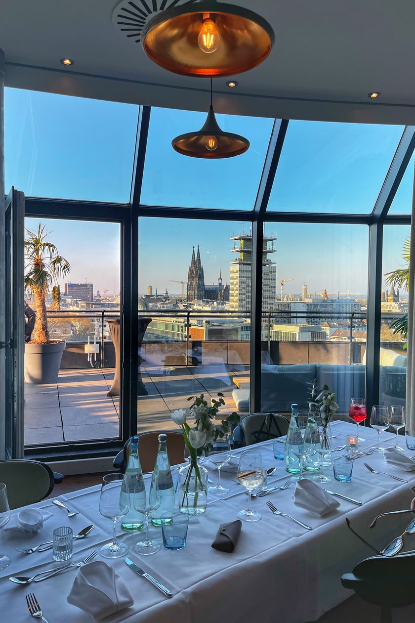 Private Dinner in der Rooftop Bar Botanik