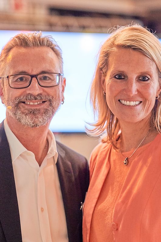 Foto von Dr. Jürgen Amann und Nina Luig
